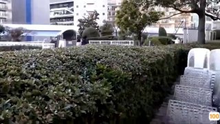 大雨天和驾校教练在车里丁字裤哈尔滨女五号，被对面楼男人看到了